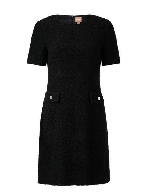 Product image - BOSS - Docanah Black Tweed Sheath Dress