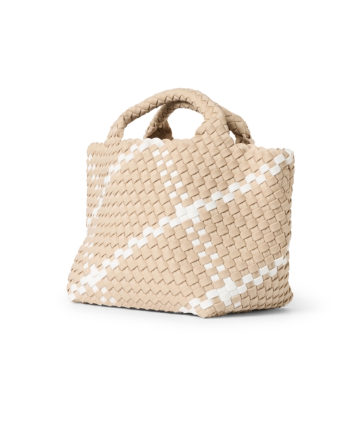 Front image - Naghedi - St. Barths Mini Plaid Coconut Woven Handbag