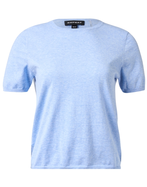 Product image - Repeat Cashmere - Blue Cotton Cashmere Sweater