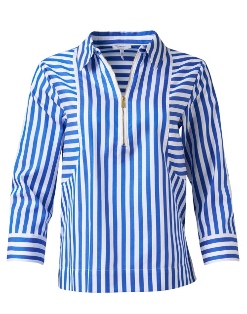 Product image - Hinson Wu - Alexxis Blue and White Striped Blouse
