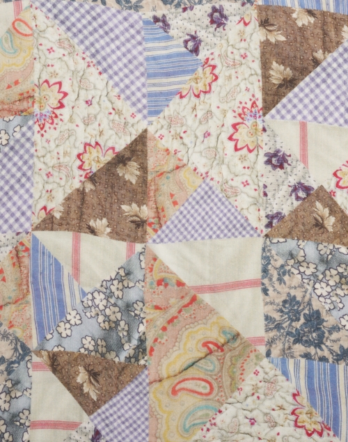 Fabric image - Jane Carr - Multi Floral Patchwork Prairie Modal Cashmere Scarf