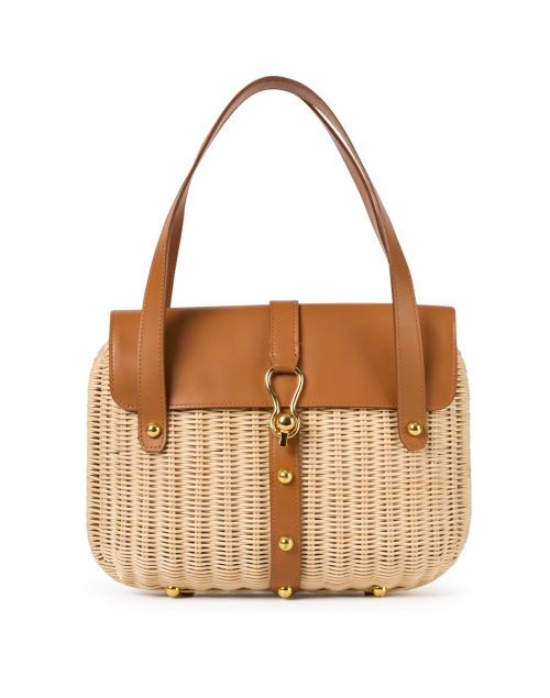 Product image - Ines de la Fressange - Desire Camel Wicker Handbag