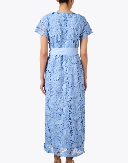 Back image - Abbey Glass - Heidi Blue Lace Dress