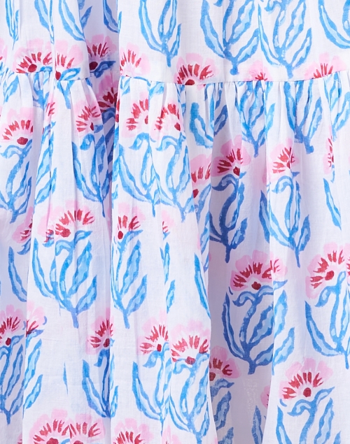 Fabric image - Oliphant - Blue and White Print Cotton Dress