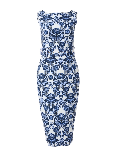 Product image - Chiara Boni La Petite Robe - Zeffirina White and Blue Print Dress