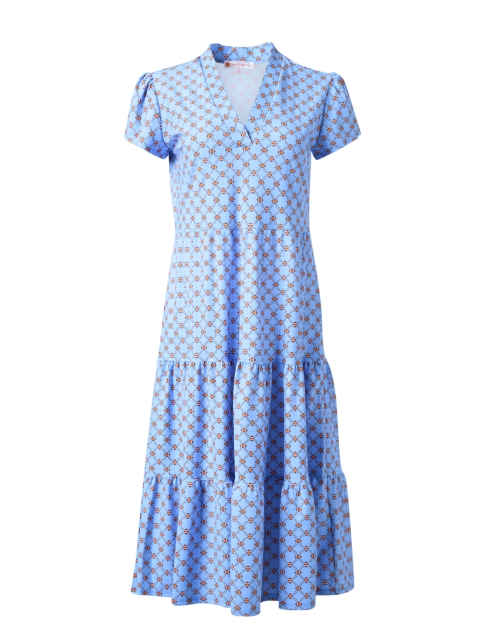 Product image - Jude Connally - Libby Blue Print Tiered Dress