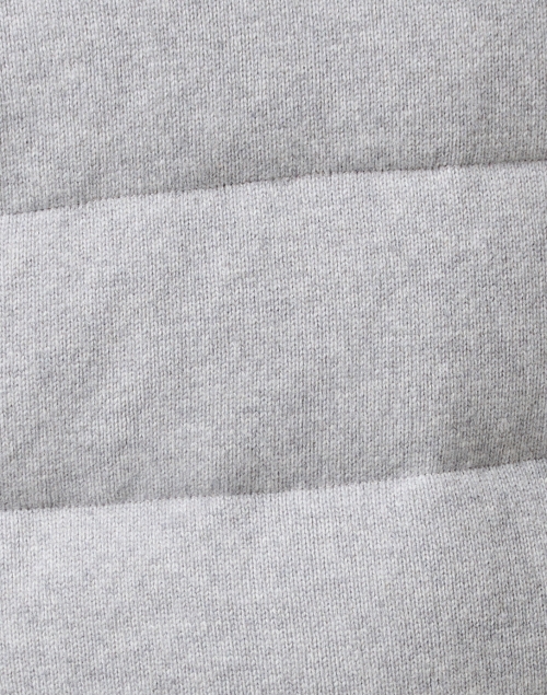 Fabric image - Amina Rubinacci - Lira Gray Wool Cashmere Puffer Jacket