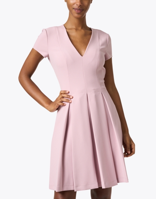 Front image - Emporio Armani - Emma Pink Pleated Dress