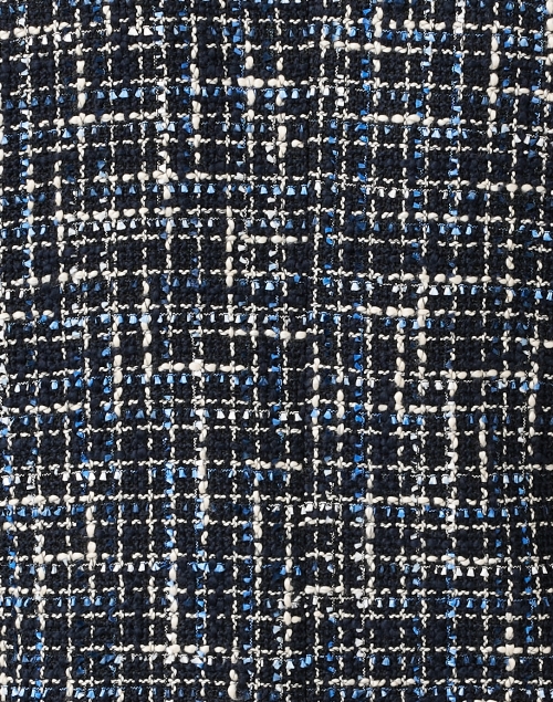Fabric image - Veronica Beard - Bosea Navy and Ivory Tweed Jacket
