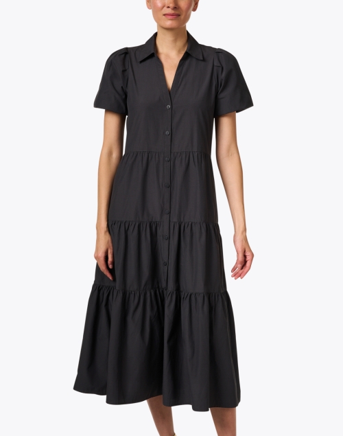 Front image - Brochu Walker - Havana Black Midi Dress