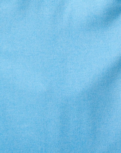 Fabric image - Kinross - Pool Blue Silk Cashmere Cardigan