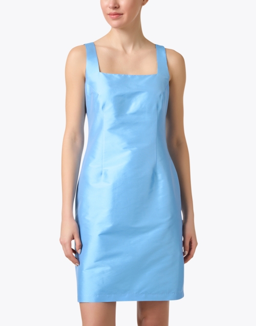 Front image - Connie Roberson - Blue Sheath Dress