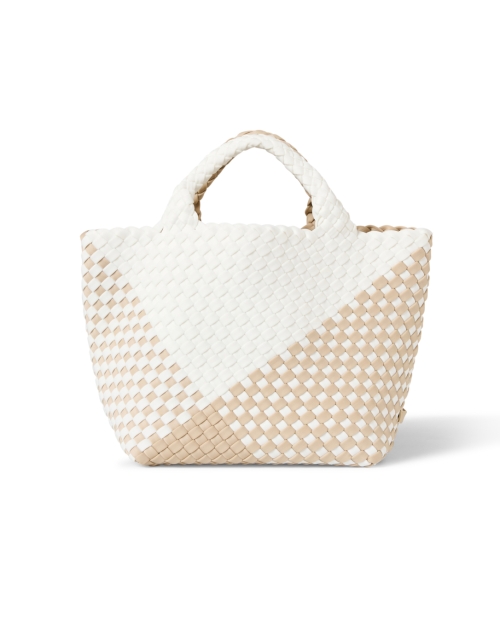 Product image - Naghedi - St. Barths Neutral Graphic Woven Handbag