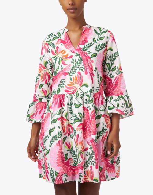 Front image - Jude Connally - Faith Multi Print Cotton Dress