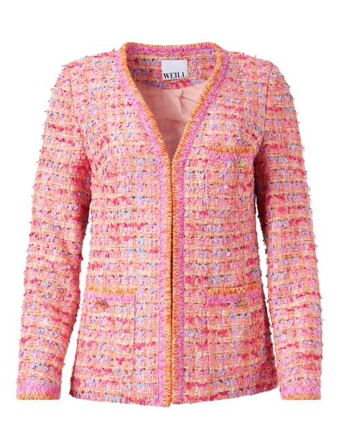 Product image - Weill - Carmela Pink and Orange Tweed Jacket