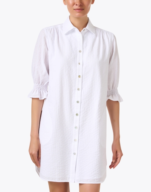 Front image - Finley - Miller White Textured Dress