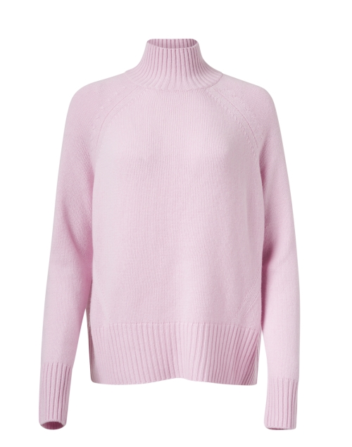 Product image - Allude - Lilac Wool Cashmere Mock Neck Sweater