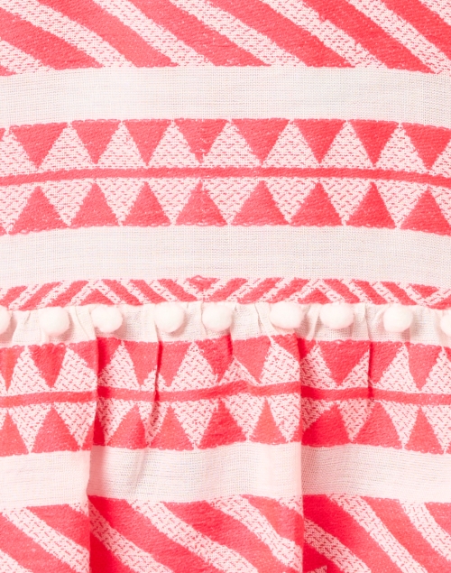 Fabric image - Sail to Sable - White and Pink Print Cotton Dress