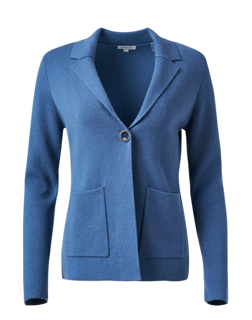 Product image - Kinross - Blue Cashmere Knit Blazer
