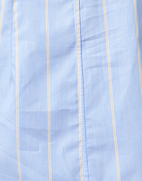 Fabric image - Finley - Sid Blue and Yellow Stripe Shirt