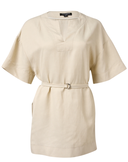 Product image - Piazza Sempione - Beige Belted Tunic Top