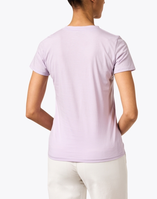 Back image - Vince - Lavender Cotton T-Shirt