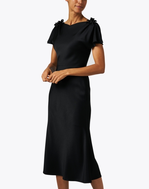 Front image - Jason Wu Collection - Black Midi Dress