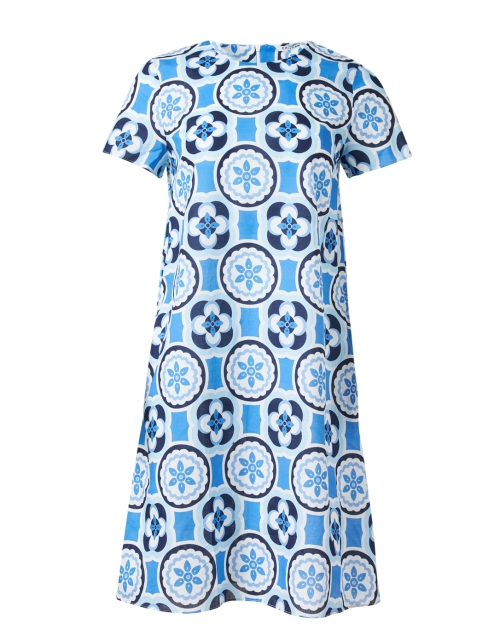 Product image - Caliban - Blue Print Cotton Dress