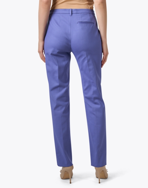 Back image - Emporio Armani - Blue Straight Leg Trouser