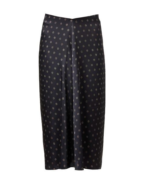 Product image - Vince - Black Print Silk Skirt
