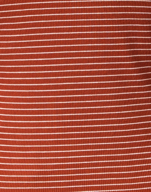 Fabric image - Vince - Cinnamon Brown Stripe Rib Top