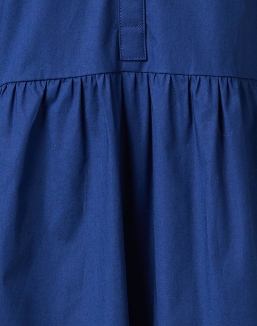 Fabric image - Rosso35 - Navy Cotton Poplin Mini Dress