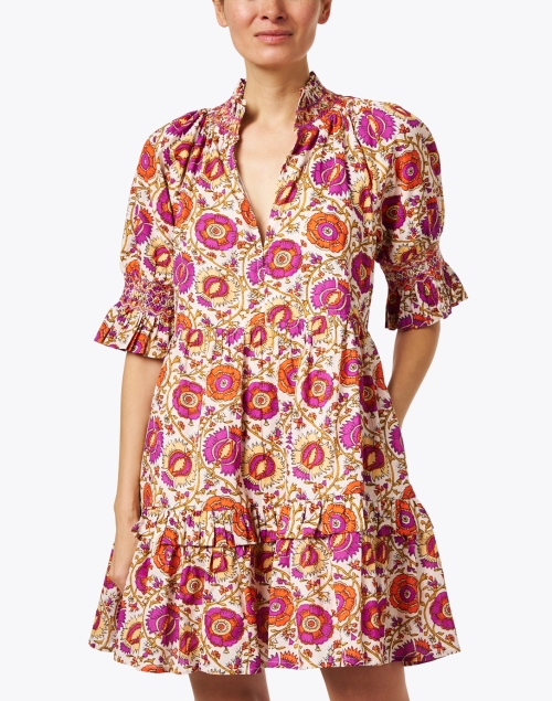 Front image - Figue - Halima Multi Print Cotton Dress