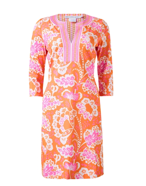 Product image - Gretchen Scott - Orange and Pink Printed Jersey Dress