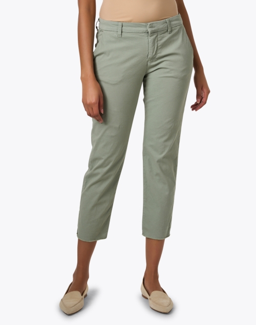 Front image - Frank & Eileen - Wicklow Green Cotton Chino Pant