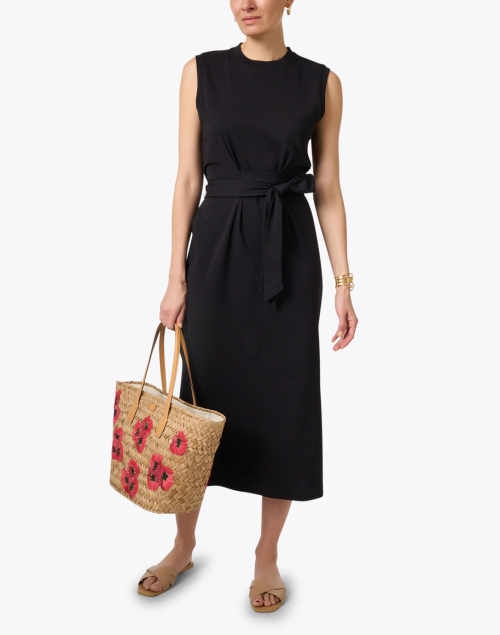 Extra_1 image - Frances Valentine - Embroidered Poppy Straw Tote Bag