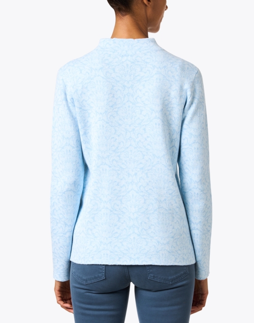 Back image - Kinross - Blue Print Cashmere Sweater