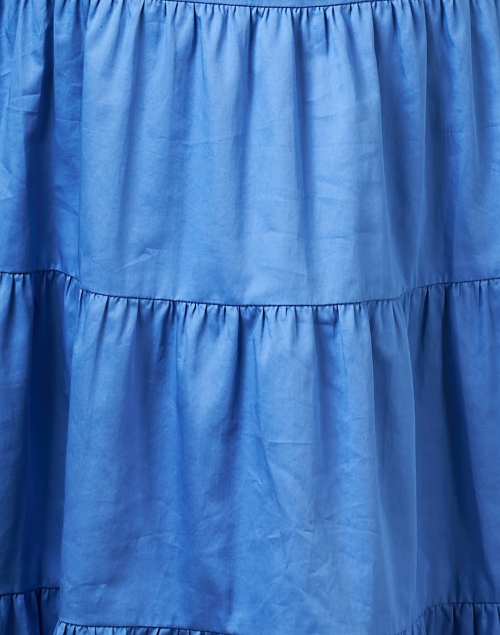 Fabric image - L.K. Bennett - Hedy Blue Cotton Dress