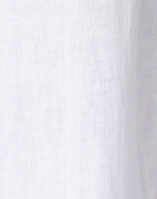Fabric image - 120% Lino - White Linen Wide Leg Drawstring Pant