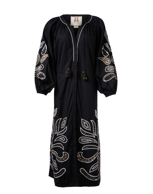 Product image - Figue - Kali Black and White Embroidered Cotton Dress