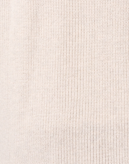 Fabric image - Kinross - Beige Ribbed Cotton Cardigan