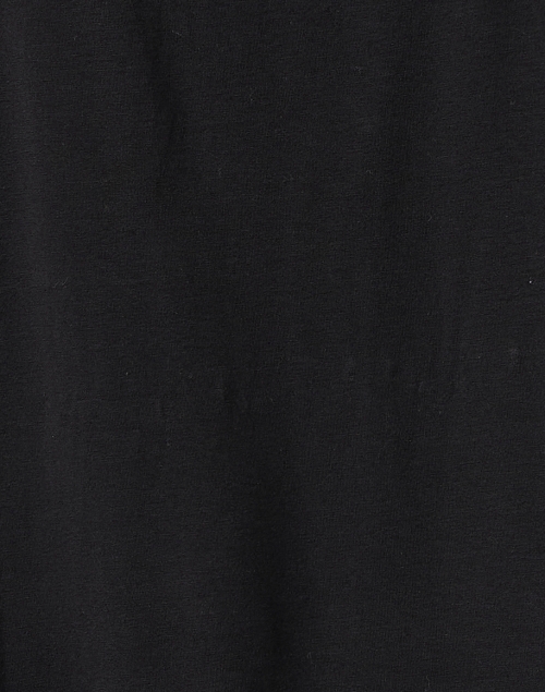 Fabric image - Eileen Fisher - Black Jersey Funnel Neck Top