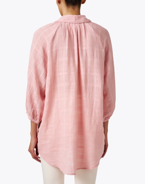 Back image - Honorine - Wren Pink Cotton Shirt
