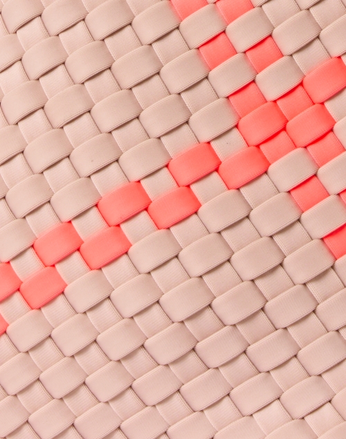 Fabric image - Naghedi - St. Barths Mini Pink Plaid Woven Handbag