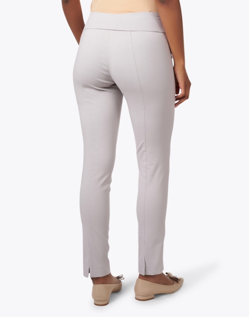 Back image - Elliott Lauren - Silver Control Stretch Pull On Ankle Pant