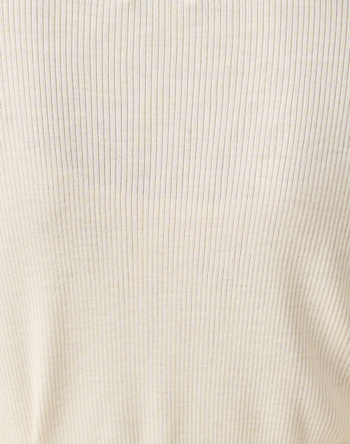 Fabric image - Allude - Cream Wool Wrap Cardigan