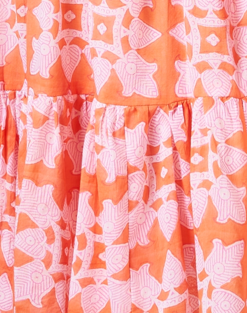 Fabric image - Oliphant - Orange Print Cotton Dress