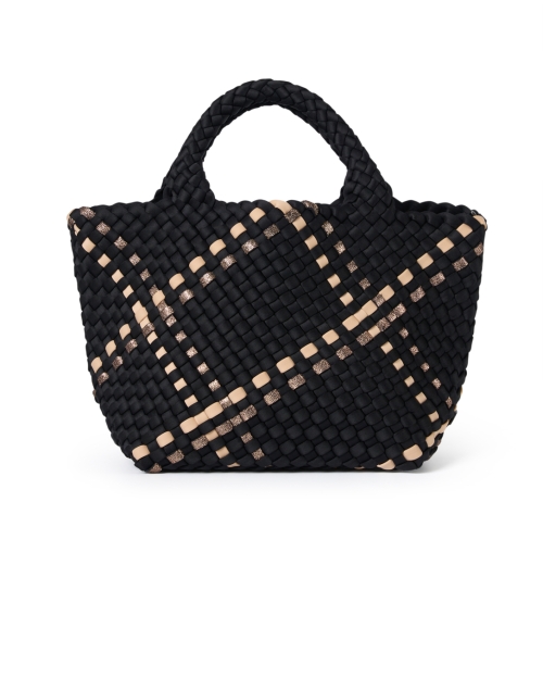 Product image - Naghedi - St. Barths Mini Black Plaid Woven Handbag