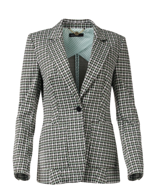 Product image - Marc Cain - Black and White Multi Houndstooth Stretch Blazer