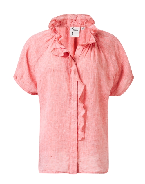 Product image - Finley - Frankie Pink Linen Shirt